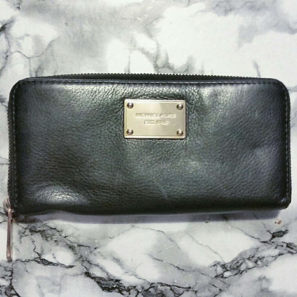 Michael Kors Black Leather Wallet